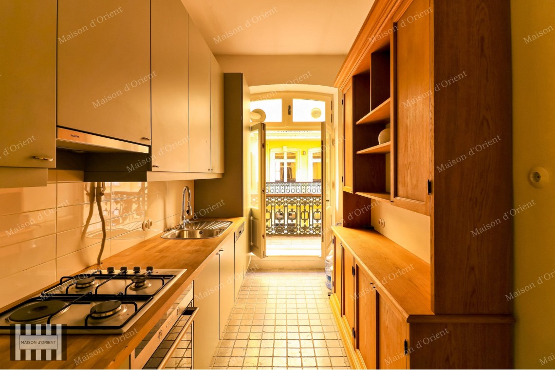 2+1 Rental Flat with Bosphorus View in Dogan Apartment