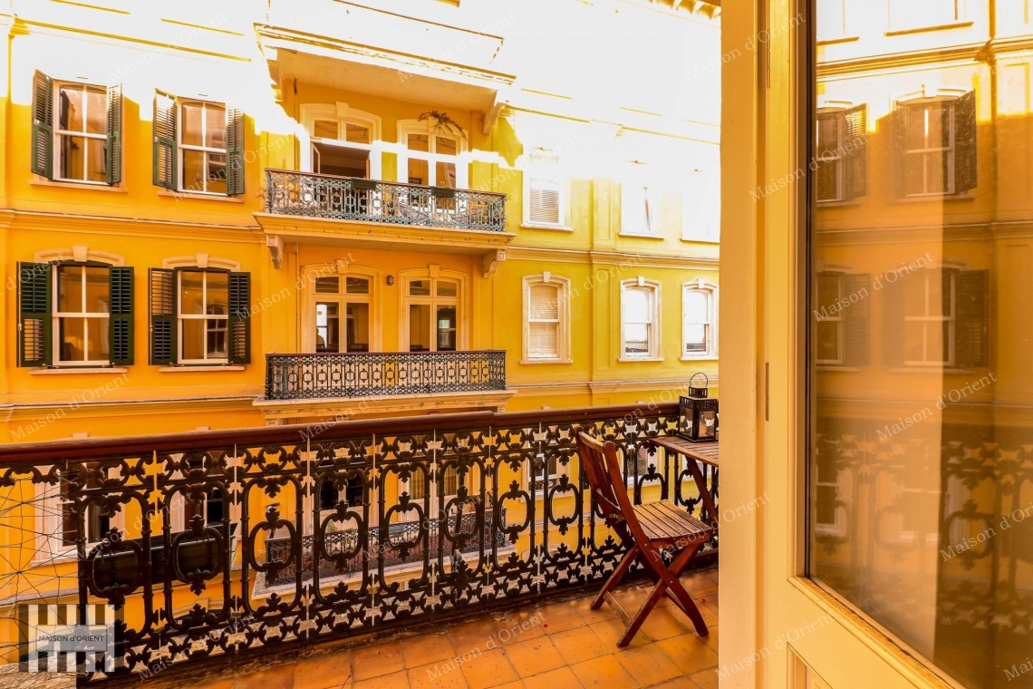 2+1 Rental Flat with Bosphorus View in Dogan Apartment