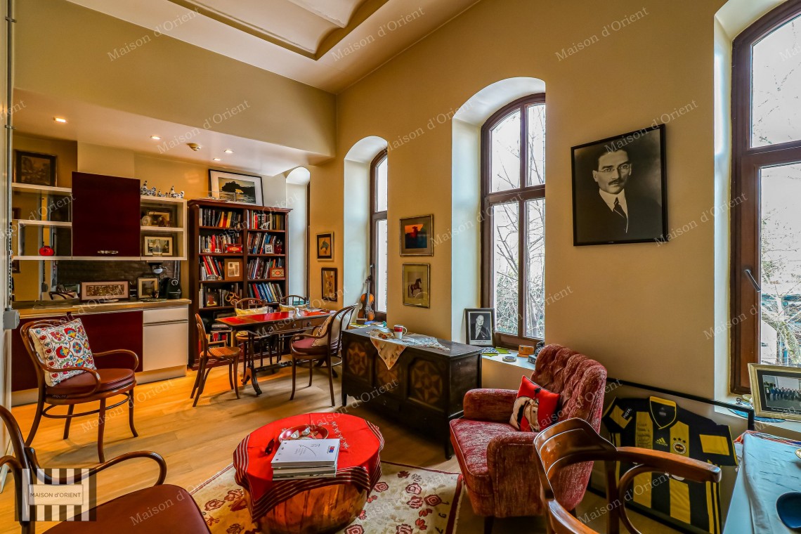 Studio Flat for Rent in Historical Akaretler Row Houses