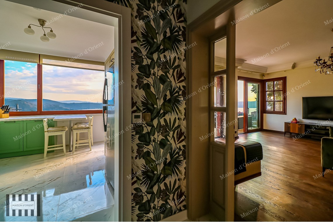 Sarıyer'de Bahçeli ve Boğaz Manzaralı Satılık Tripleks Villa