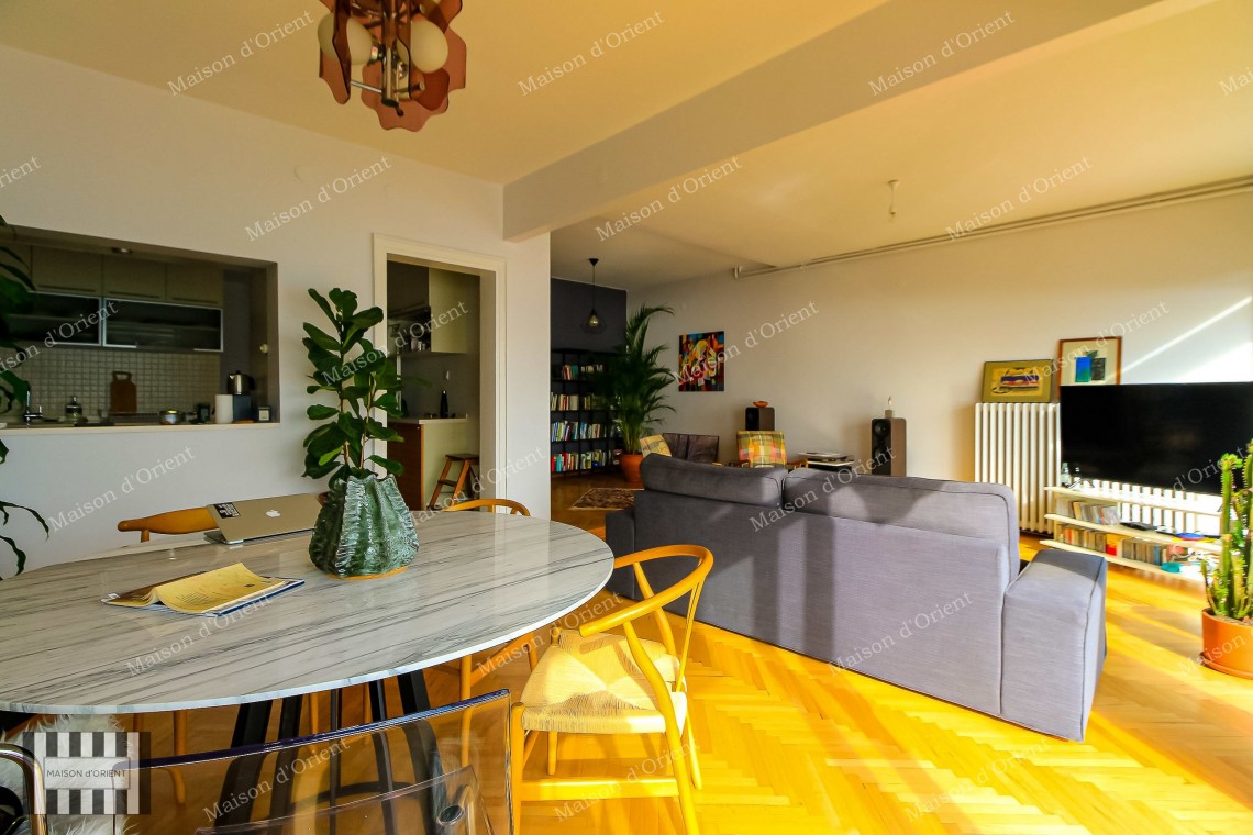 3+1 Apartment for Sale with Bosphorus View in Gümüşsuyu 