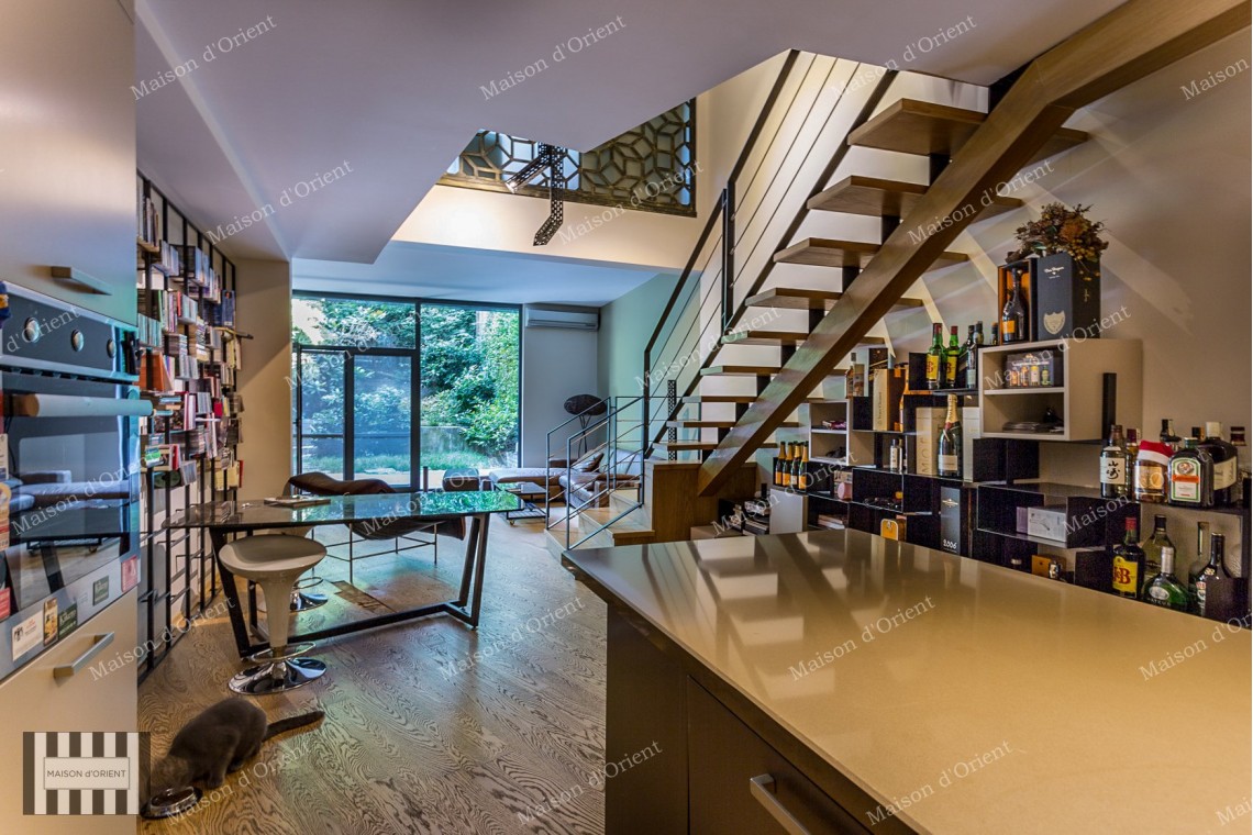 Modern Designed 2+1 Garden Duplex for Rent in Galata