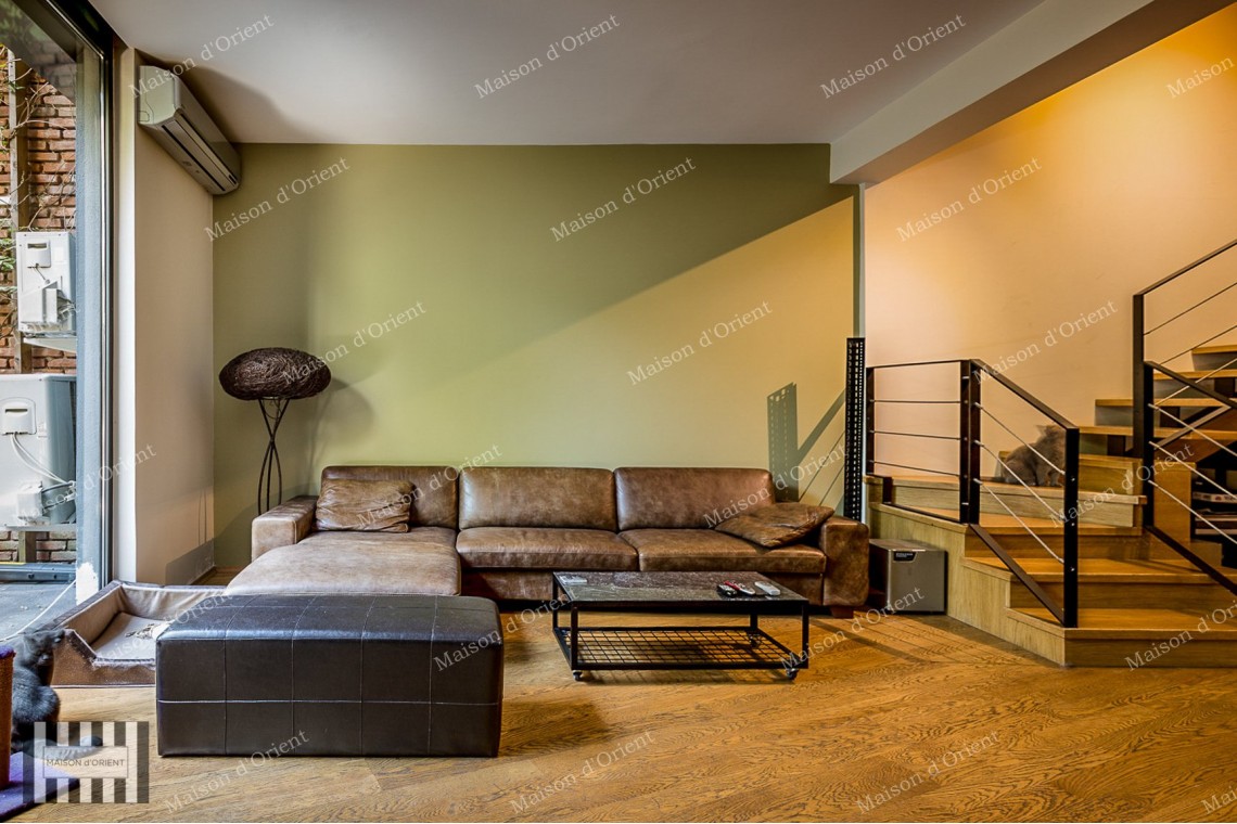 Modern Designed 2+1 Garden Duplex for Rent in Galata