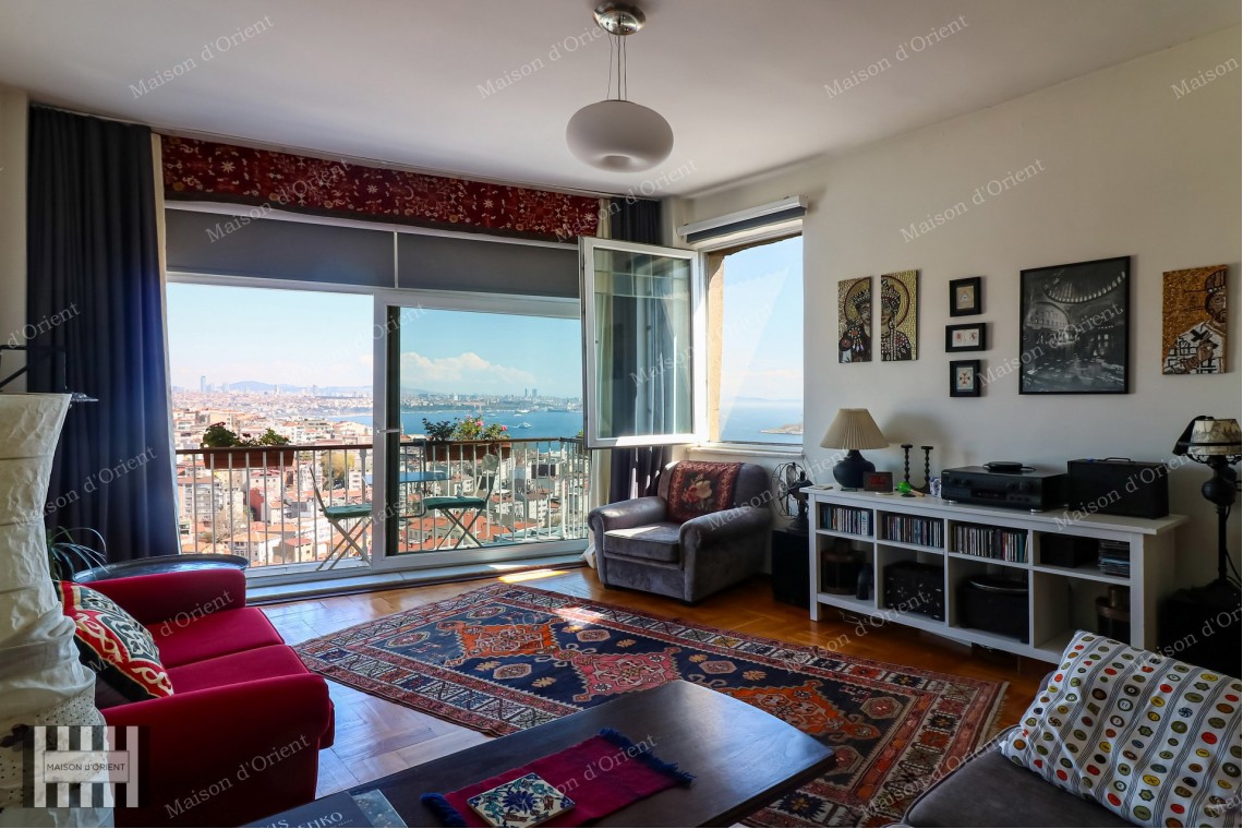 2+2 Aparment for Sale in Historical Building on Istiklal Street