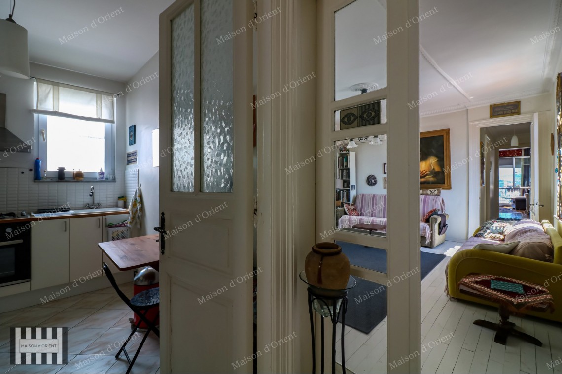 2+2 Aparment for Sale in Historical Building on Istiklal Street