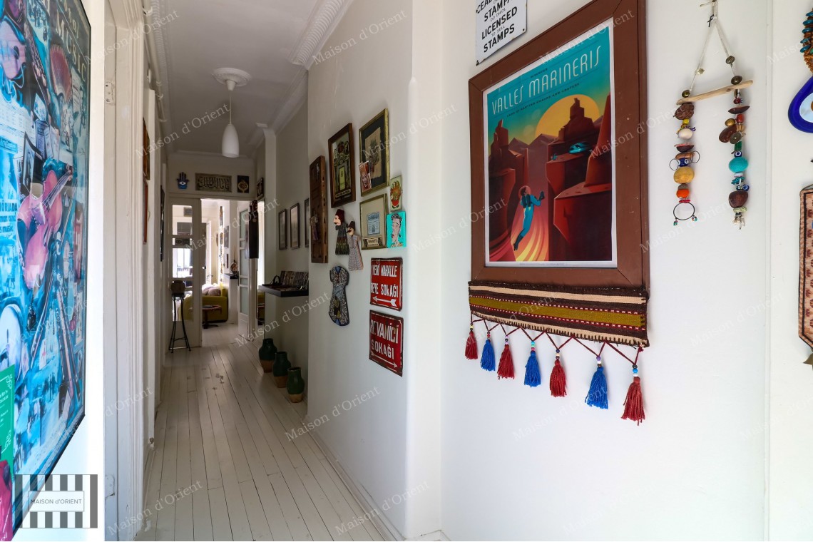 2+2 Aparment for Sale in Historical Building on Istiklal Street