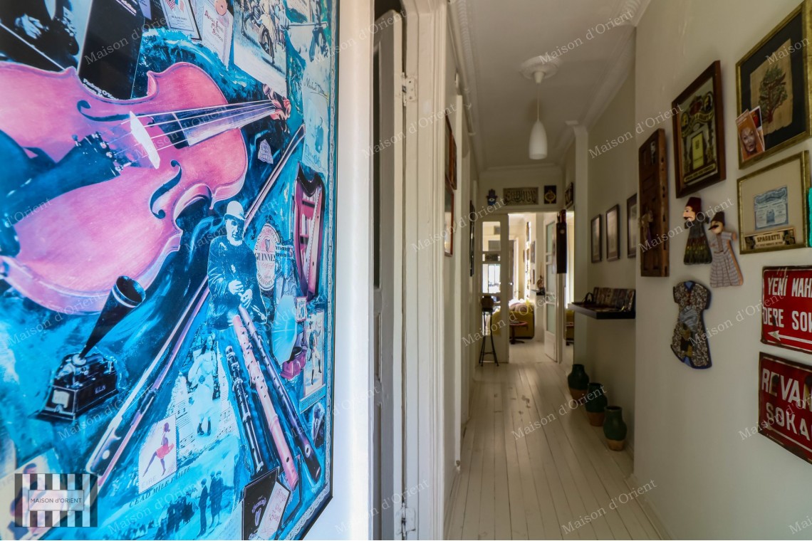 2+2 Aparment for Sale in Historical Building on Istiklal Street