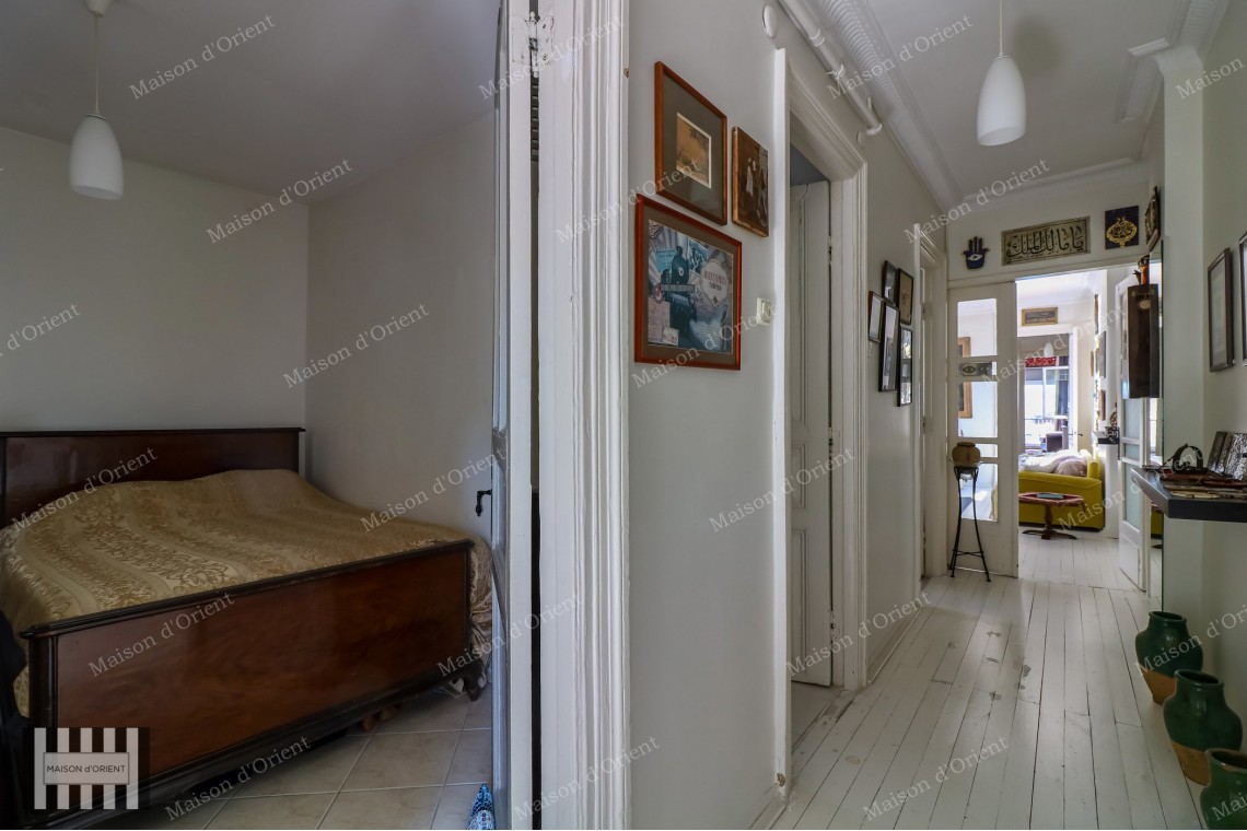 2+2 Aparment for Sale in Historical Building on Istiklal Street