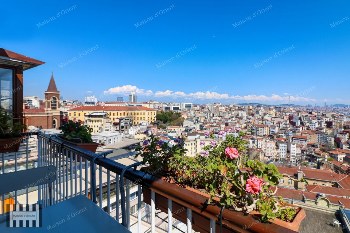 2+2 Aparment for Sale in Historical Building on Istiklal Street