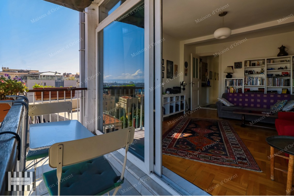 2+2 Aparment for Sale in Historical Building on Istiklal Street