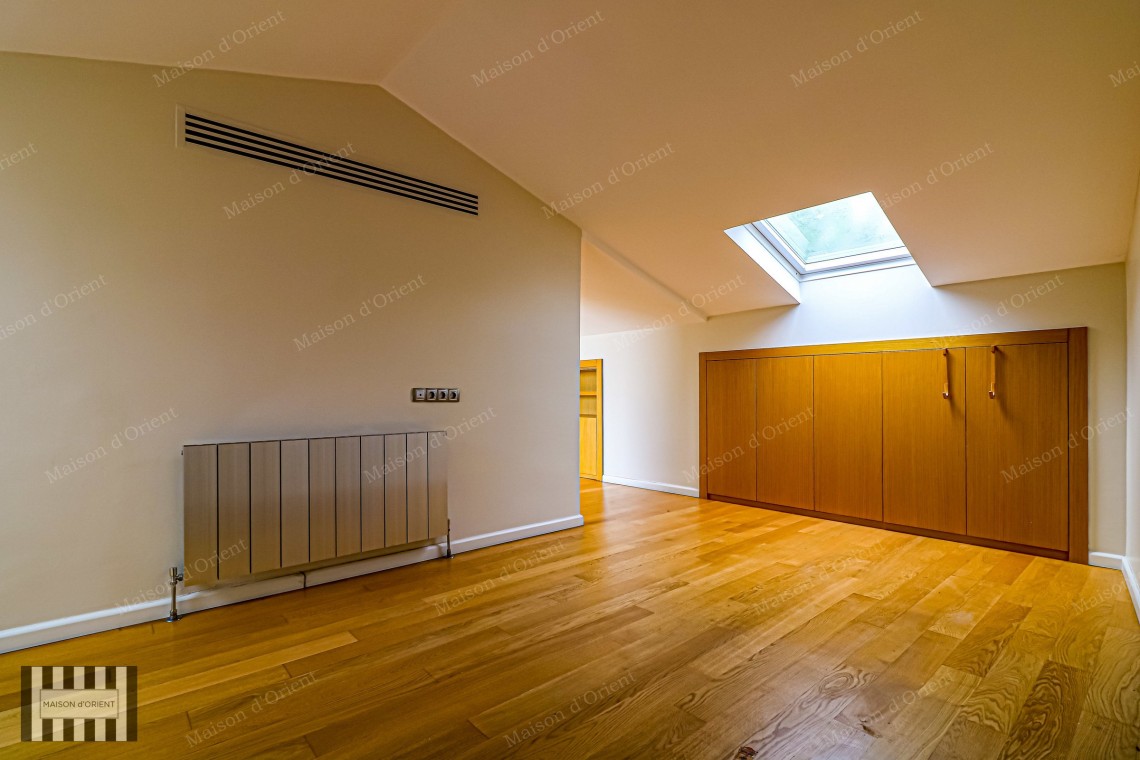 1+1 Apartment with Bosphorus View and Terrace for Rent in Cihangir