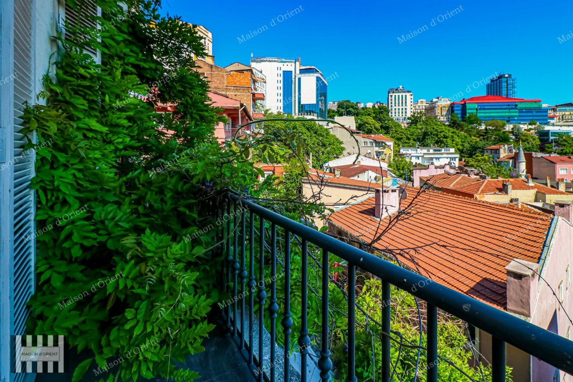 1+1 Furnished Flat for Rent with Golden Horn View in Aynalı Çeşme