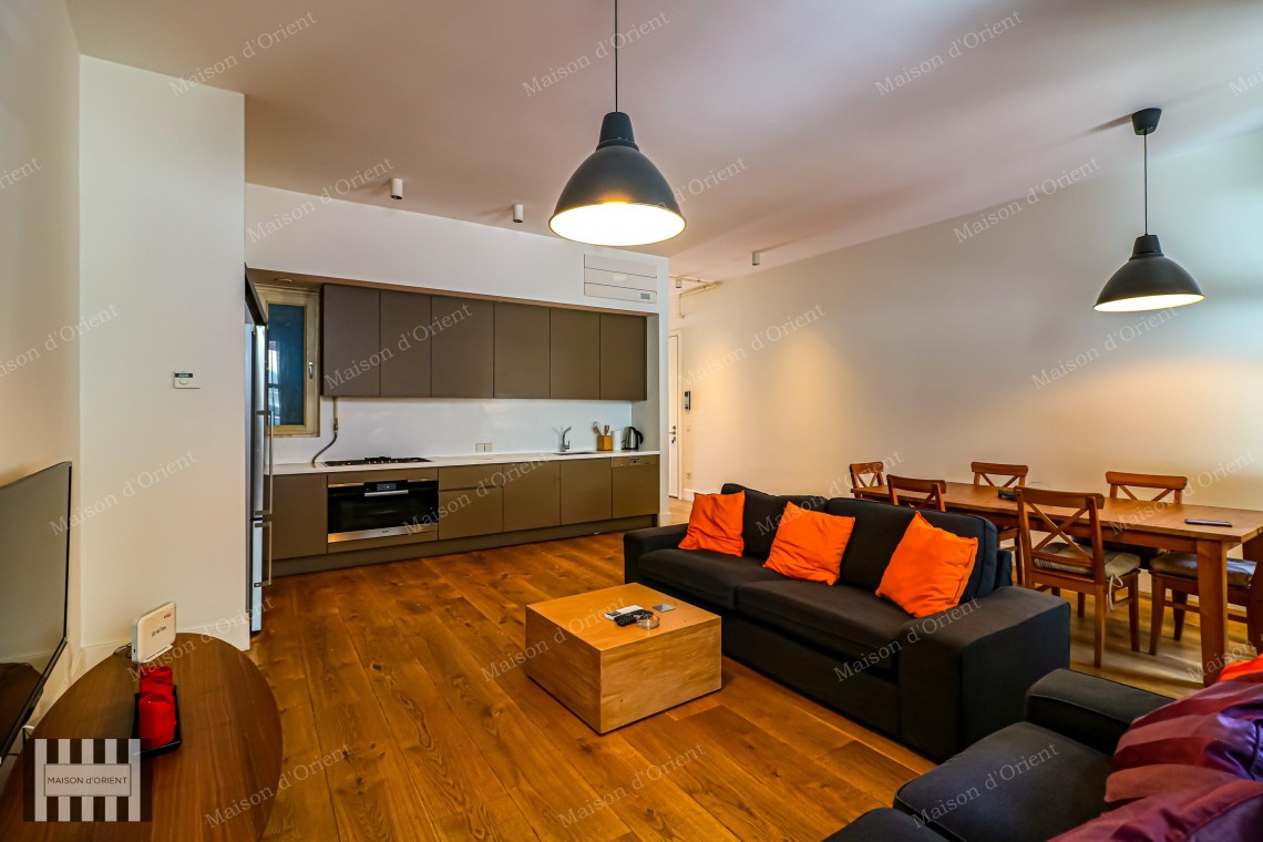 1+1 Furnished Flat for Rent with Golden Horn View in Aynalı Çeşme