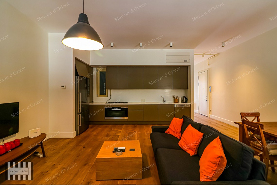 1+1 Furnished Flat for Rent with Golden Horn View in Aynalı Çeşme