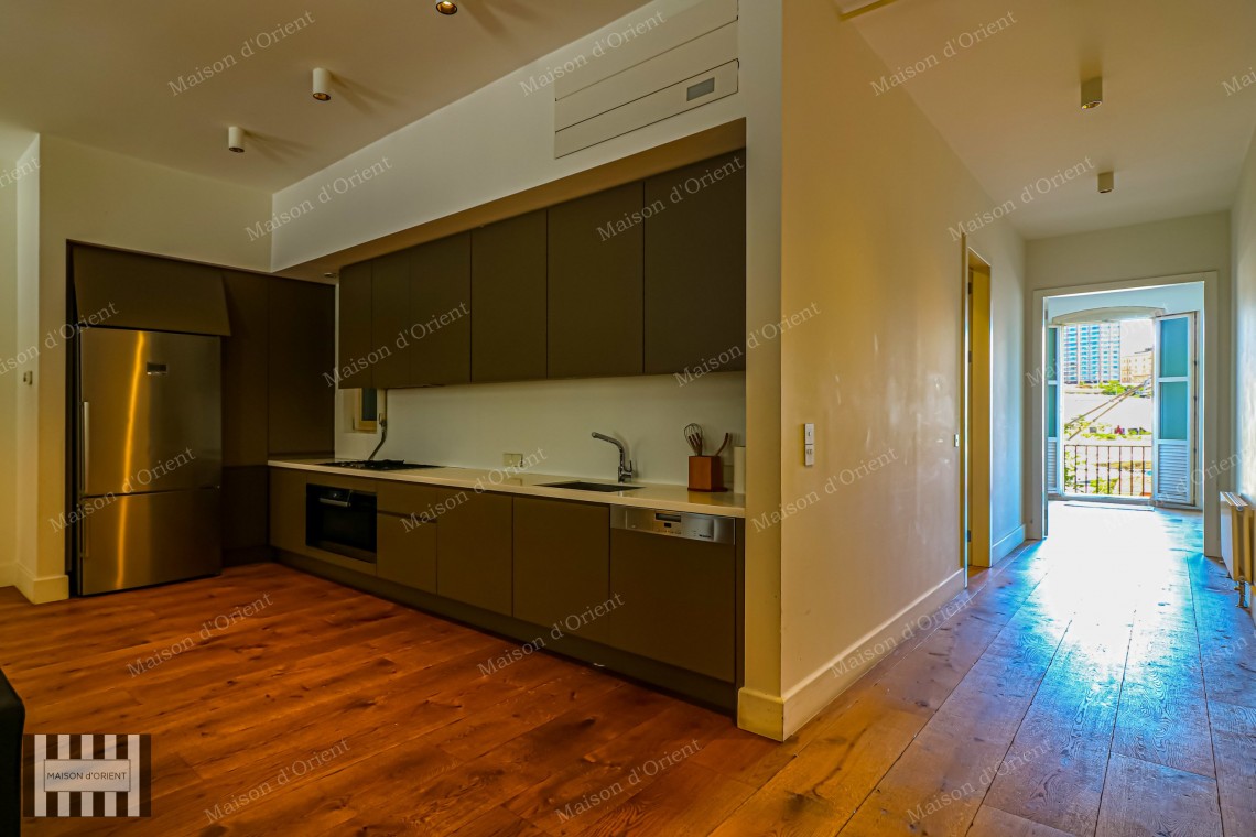 1+1 Furnished Flat for Rent with Golden Horn View in Aynalı Çeşme