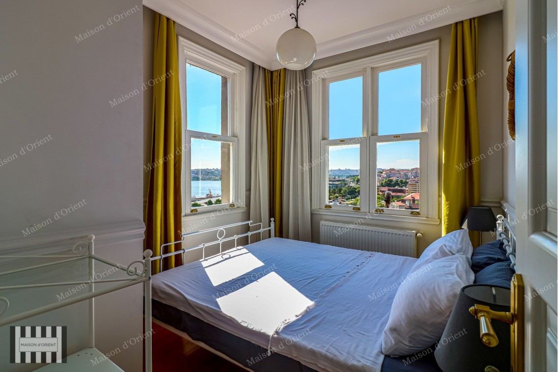 2+1 Furnished Duplex Apartment for Rent with View and Terrace