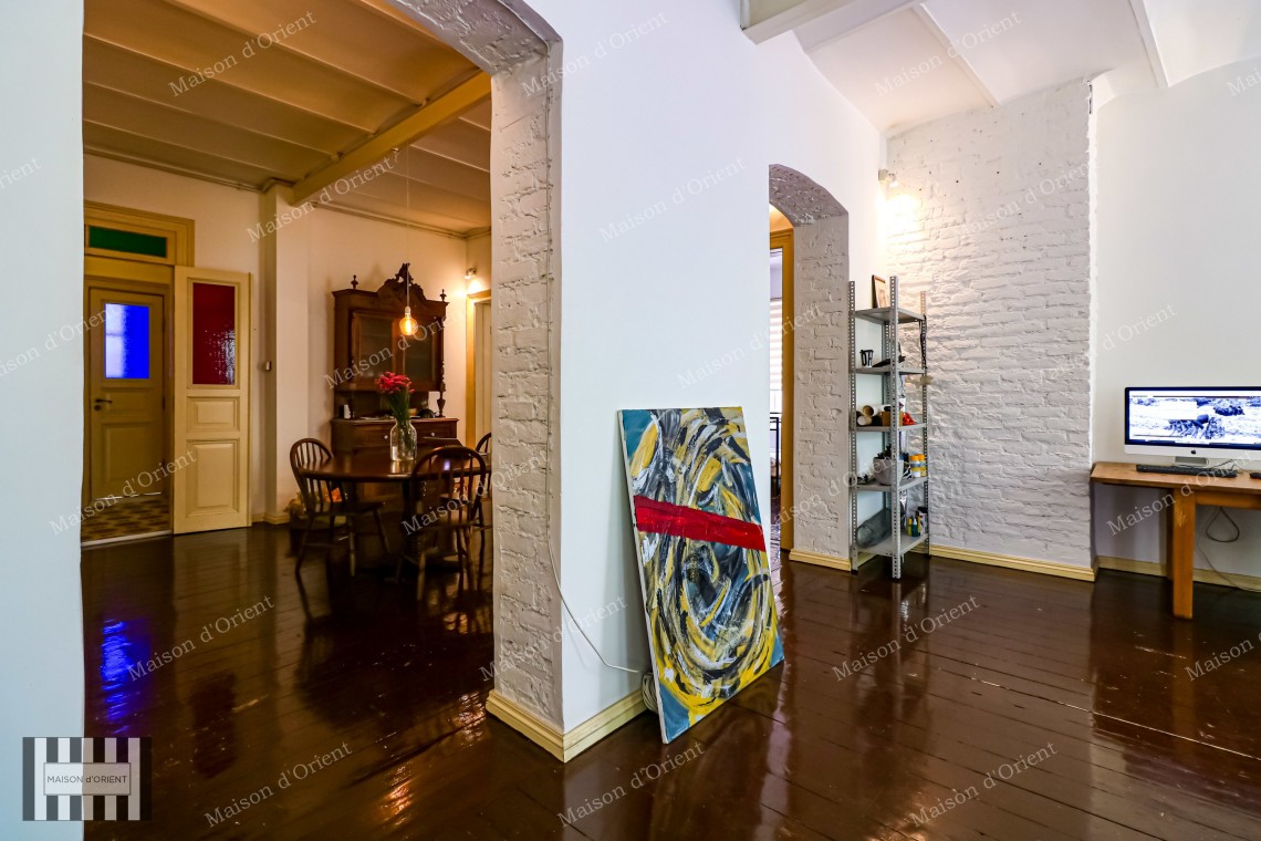 2+1 Furnished Flat for Rent in Galatasaray, Historical Apelyan Building