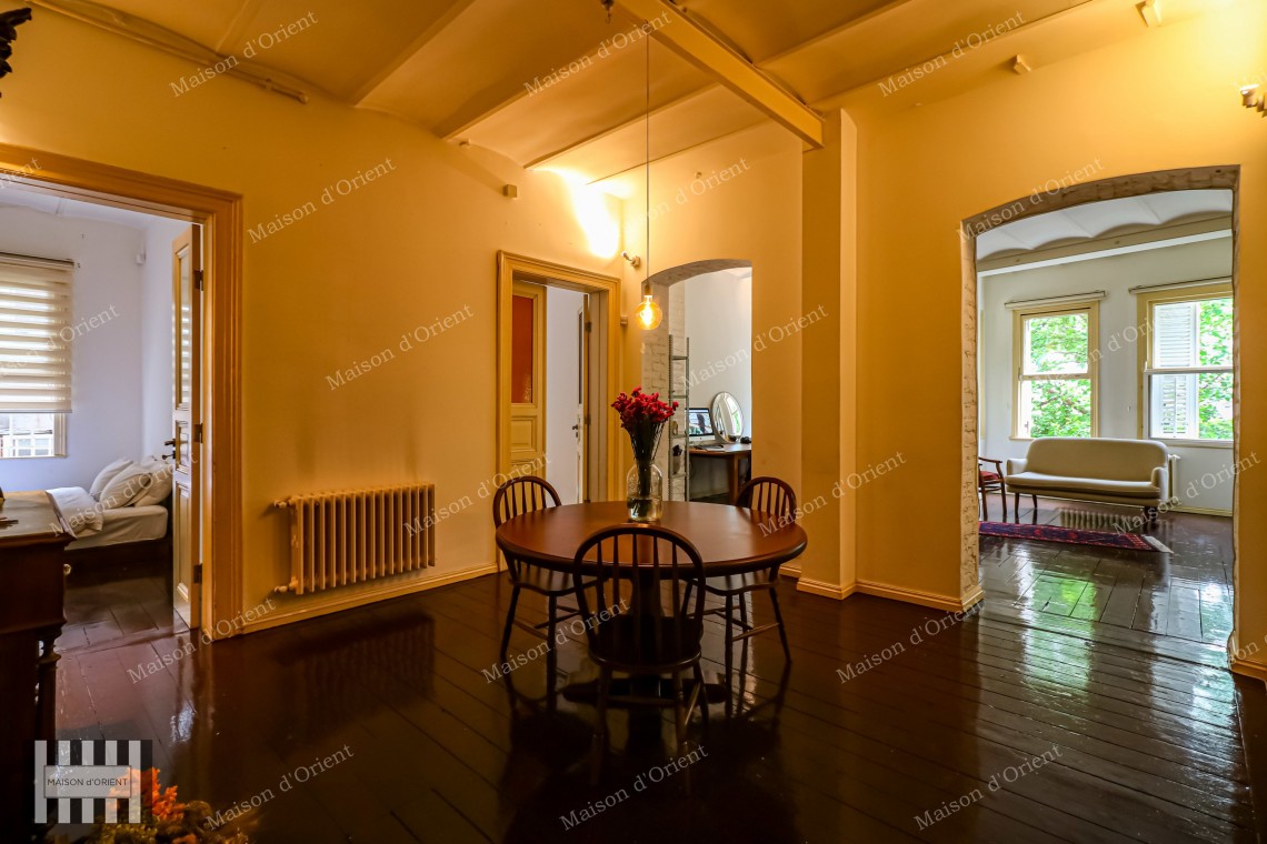 2+1 Furnished Flat for Rent in Galatasaray, Historical Apelyan Building