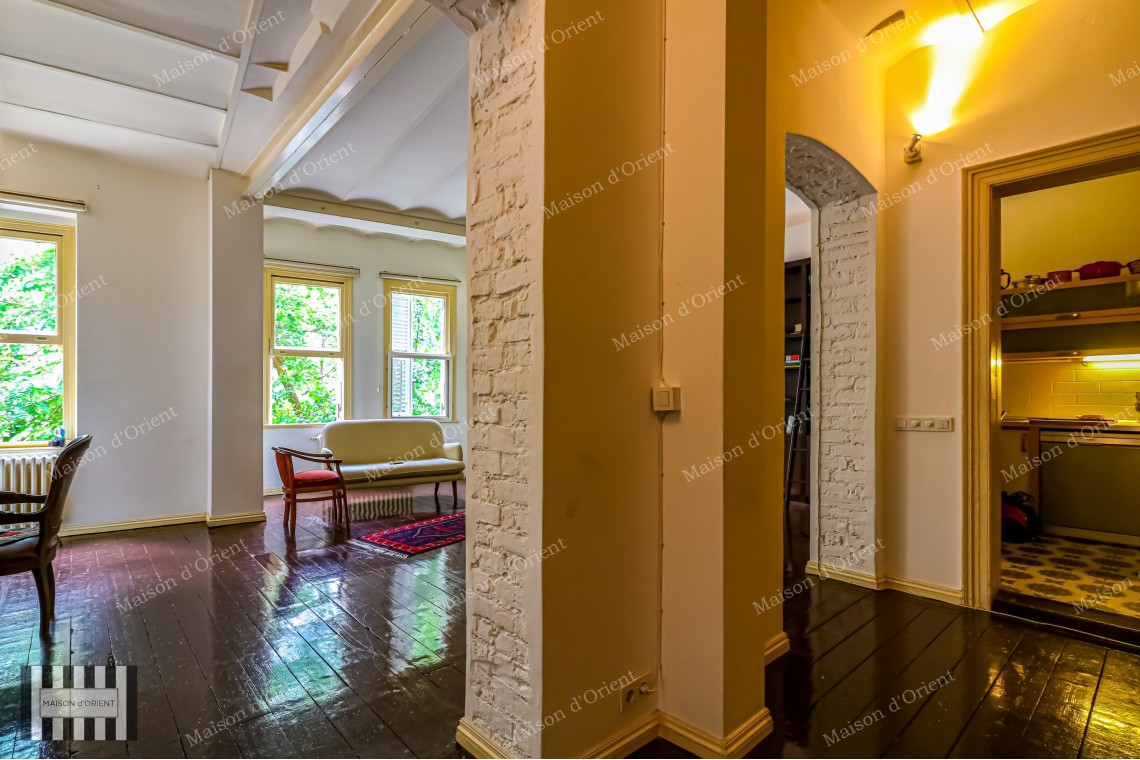2+1 Furnished Flat for Rent in Galatasaray, Historical Apelyan Building