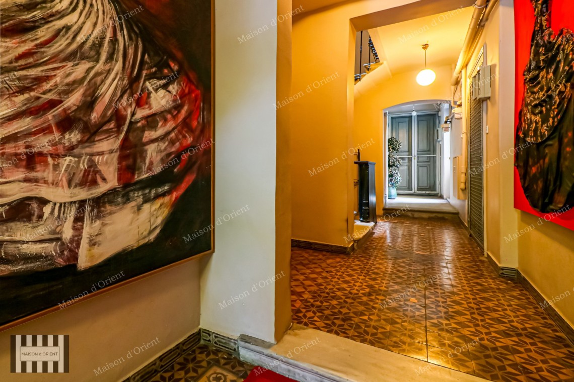 2+1 Furnished Flat for Rent in Galatasaray, Historical Apelyan Building