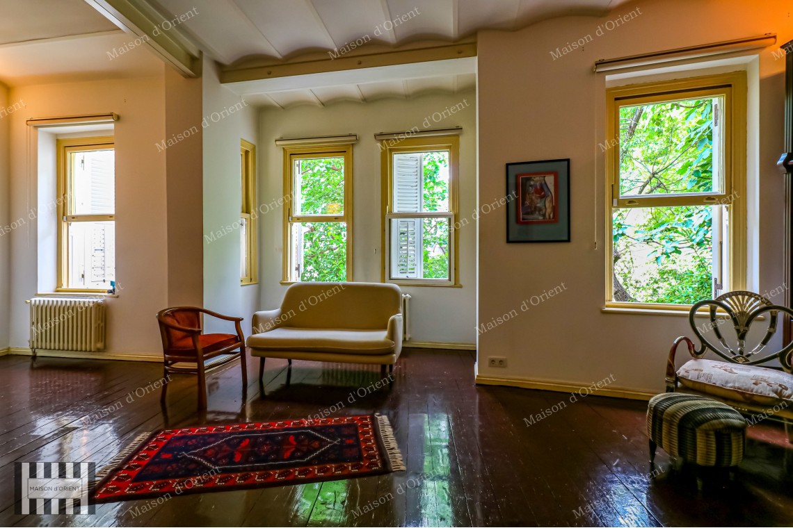 2+1 Furnished Flat for Rent in Galatasaray, Historical Apelyan Building