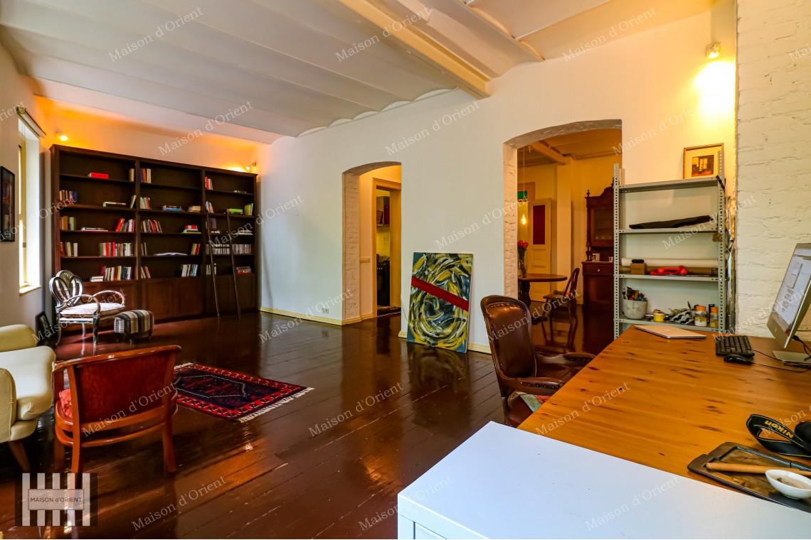 2+1 Furnished Flat for Rent in Galatasaray, Historical Apelyan Building