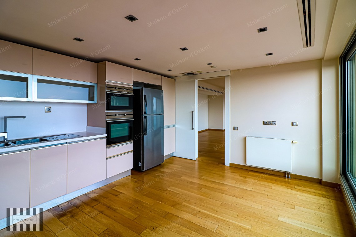 3+1 Apartment with Panoramic Bosphorus View for Rent in Cihangir