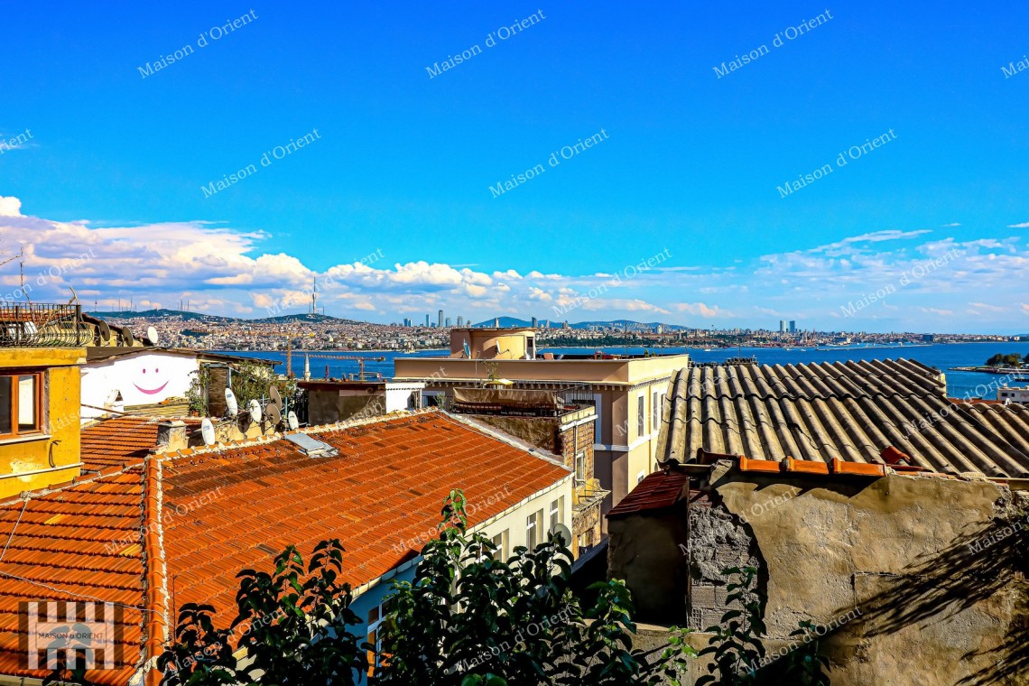 2+1 Furnished Apartment for Rent with Balcony and View in Galata