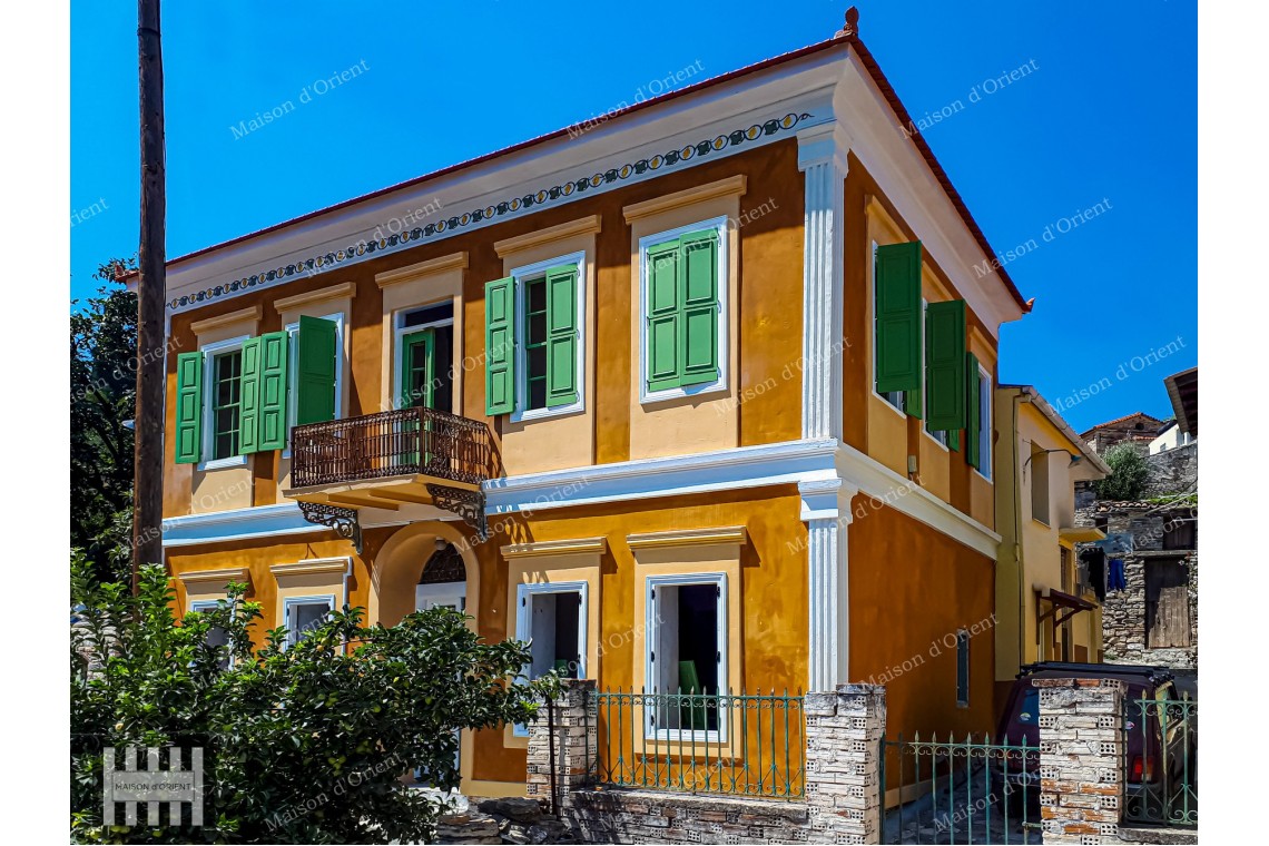 Three Greek Houses in Historic Pagondas Village, Samos