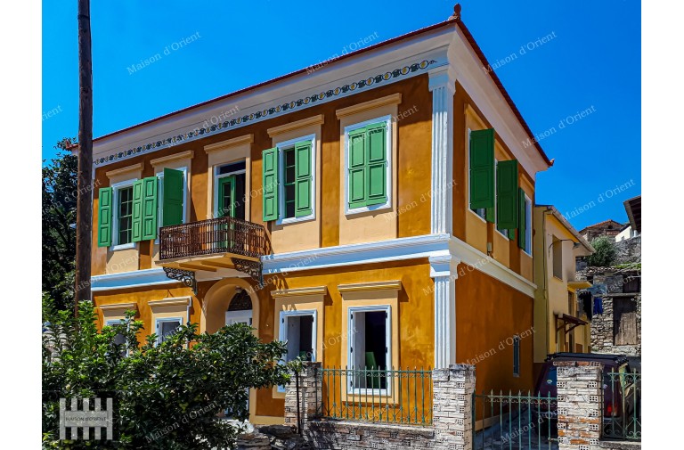 Three Greek Houses in Historic Pagondas Village, Samos