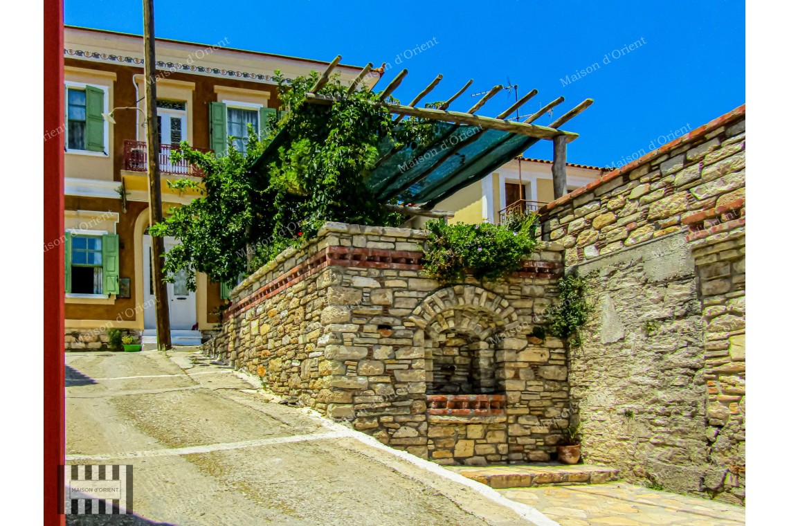 Three Greek Houses in Historic Pagondas Village, Samos