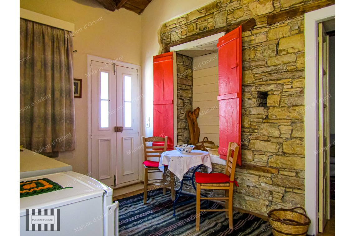 Three Greek Houses in Historic Pagondas Village, Samos