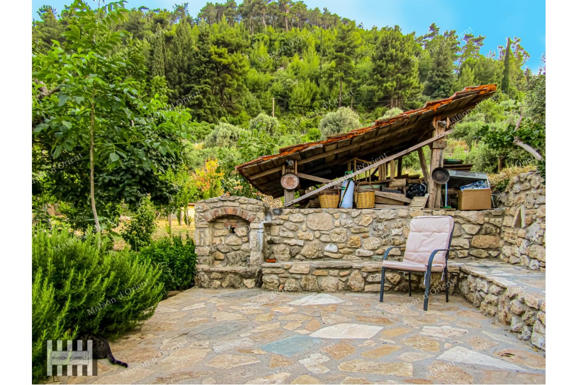 Three Greek Houses in Historic Pagondas Village, Samos
