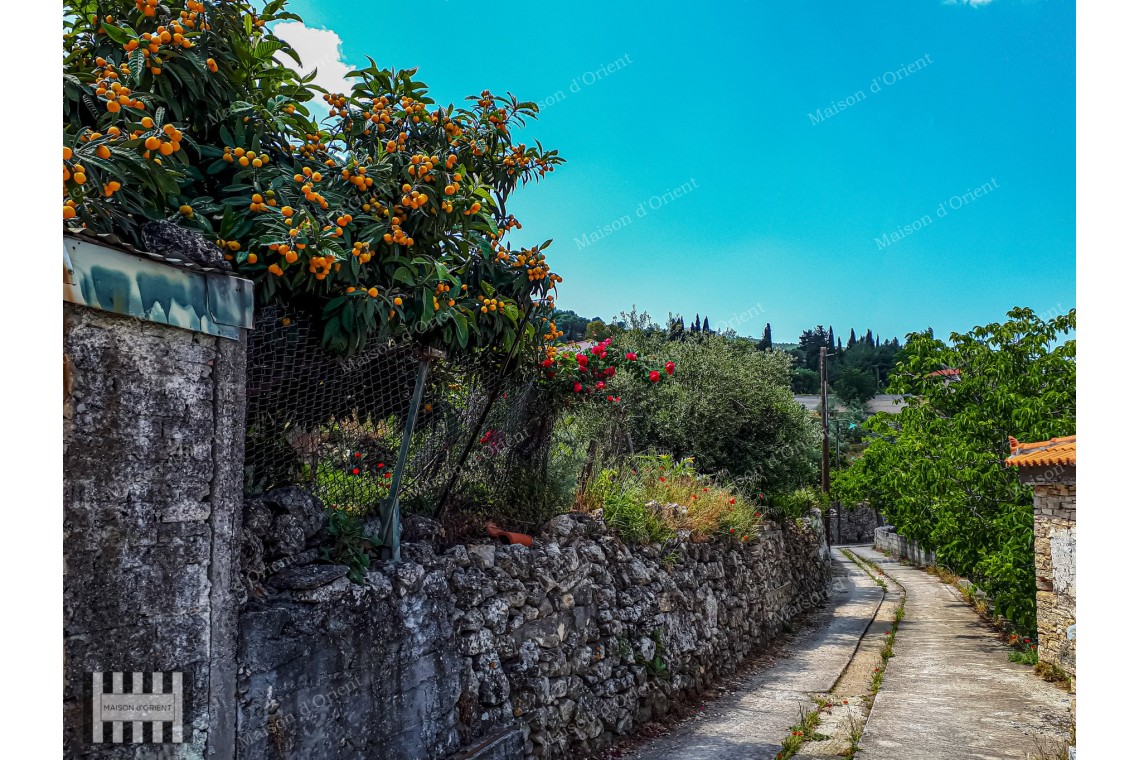 Three Greek Houses in Historic Pagondas Village, Samos
