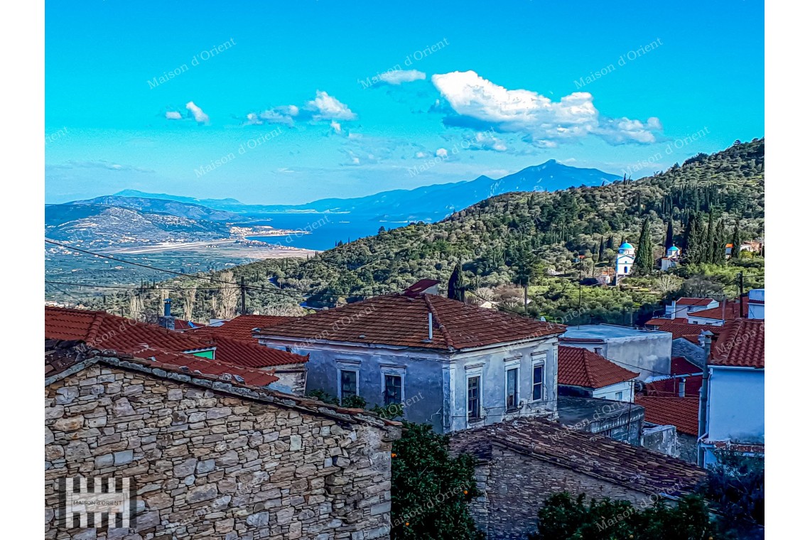 Three Greek Houses in Historic Pagondas Village, Samos