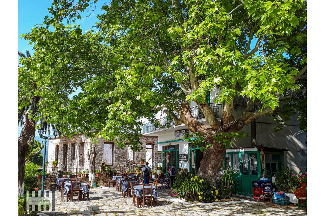 Three Greek Houses in Historic Pagondas Village, Samos