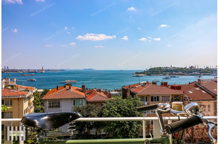 2+1 Furnished Apartment for Rent with Balcony and View in Cihangir 