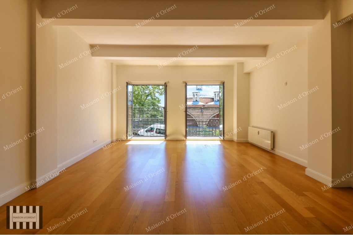 200sqm, 3+1 Flat with Tophane-i Amire View for Rent in Cihangir