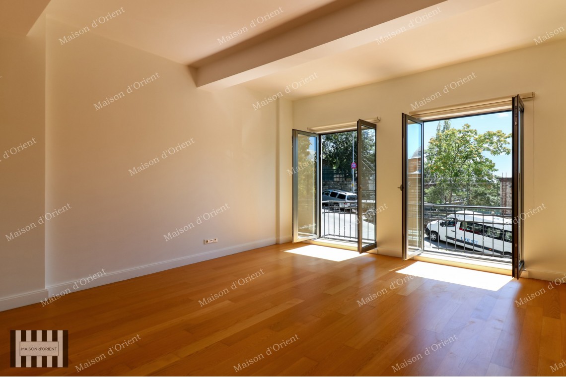 200sqm, 3+1 Flat with Tophane-i Amire View for Rent in Cihangir