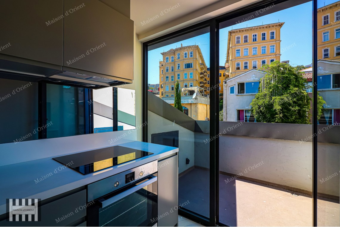 3+1 Duplex for Sale in New Project with Terrace and View, Galata