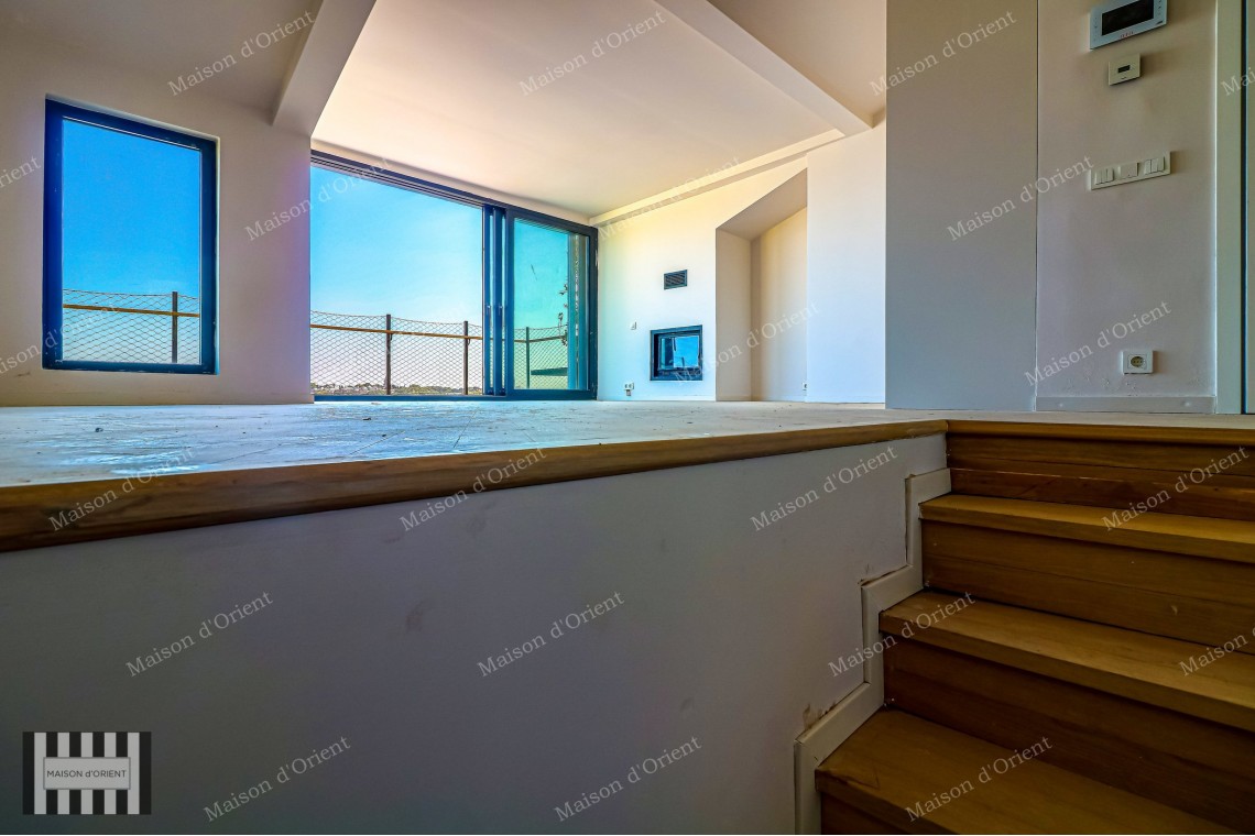 3+1 Duplex for Sale in New Project with Terrace and View, Galata