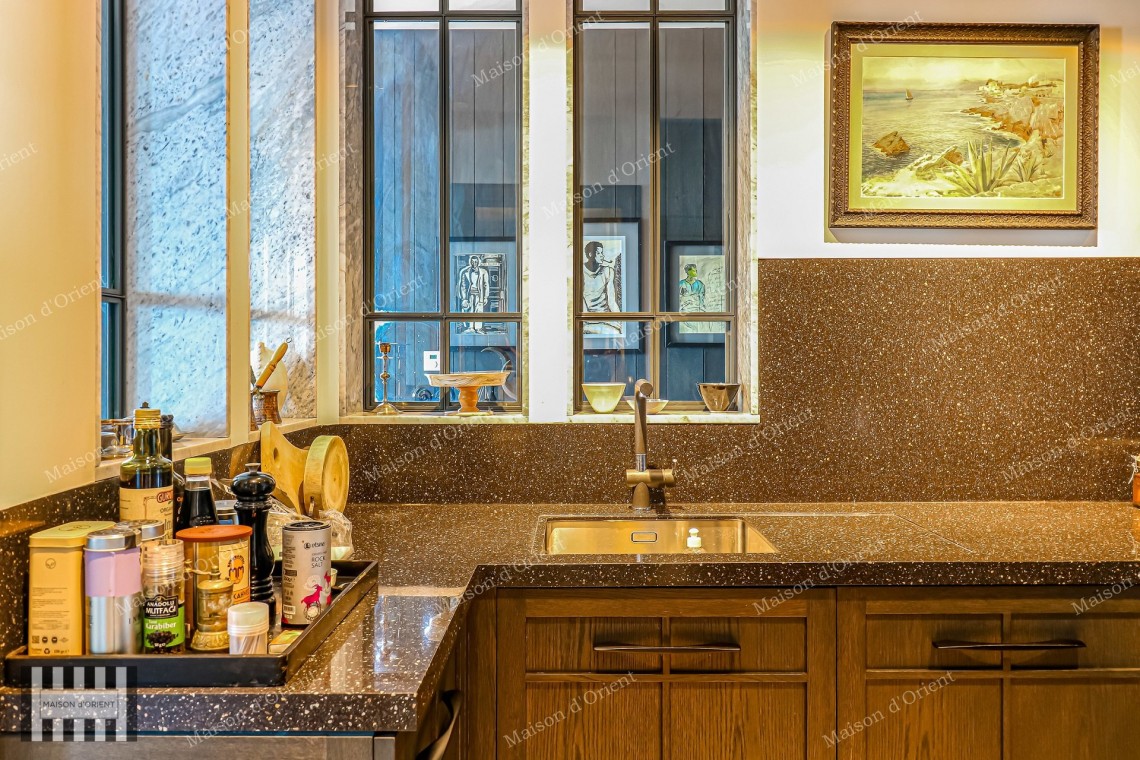 1+1 Flat for Sale with Panoramic View in Historical Building, Galata
