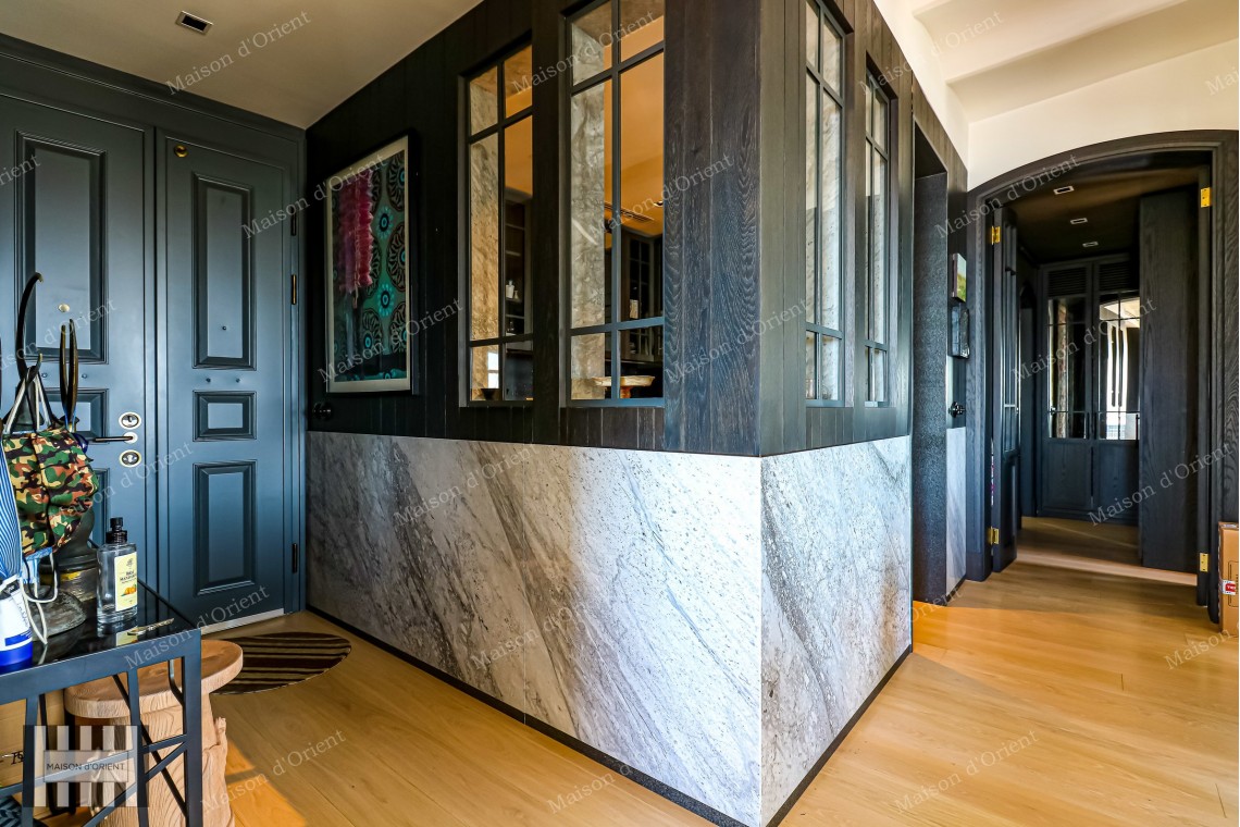 1+1 Flat for Sale with Panoramic View in Historical Building, Galata
