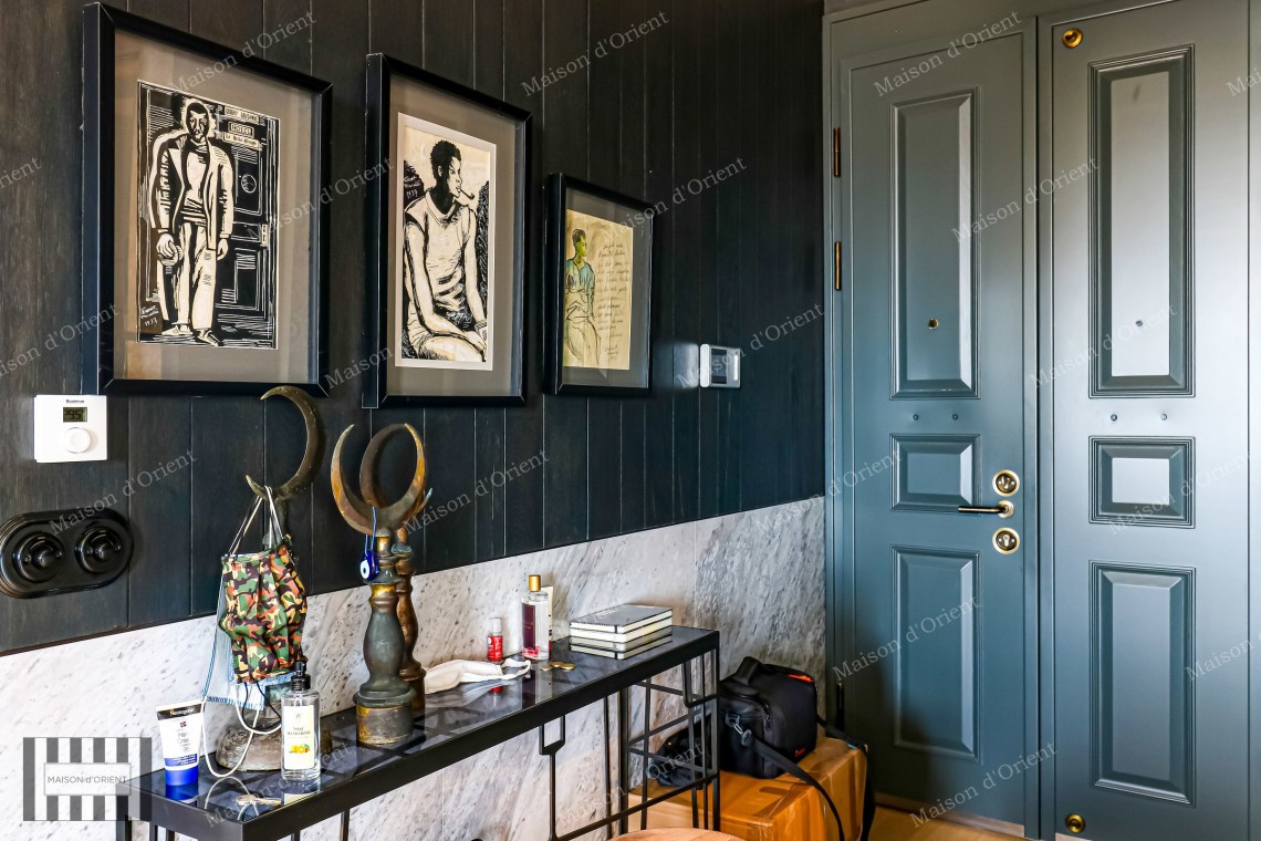 1+1 Flat for Sale with Panoramic View in Historical Building, Galata