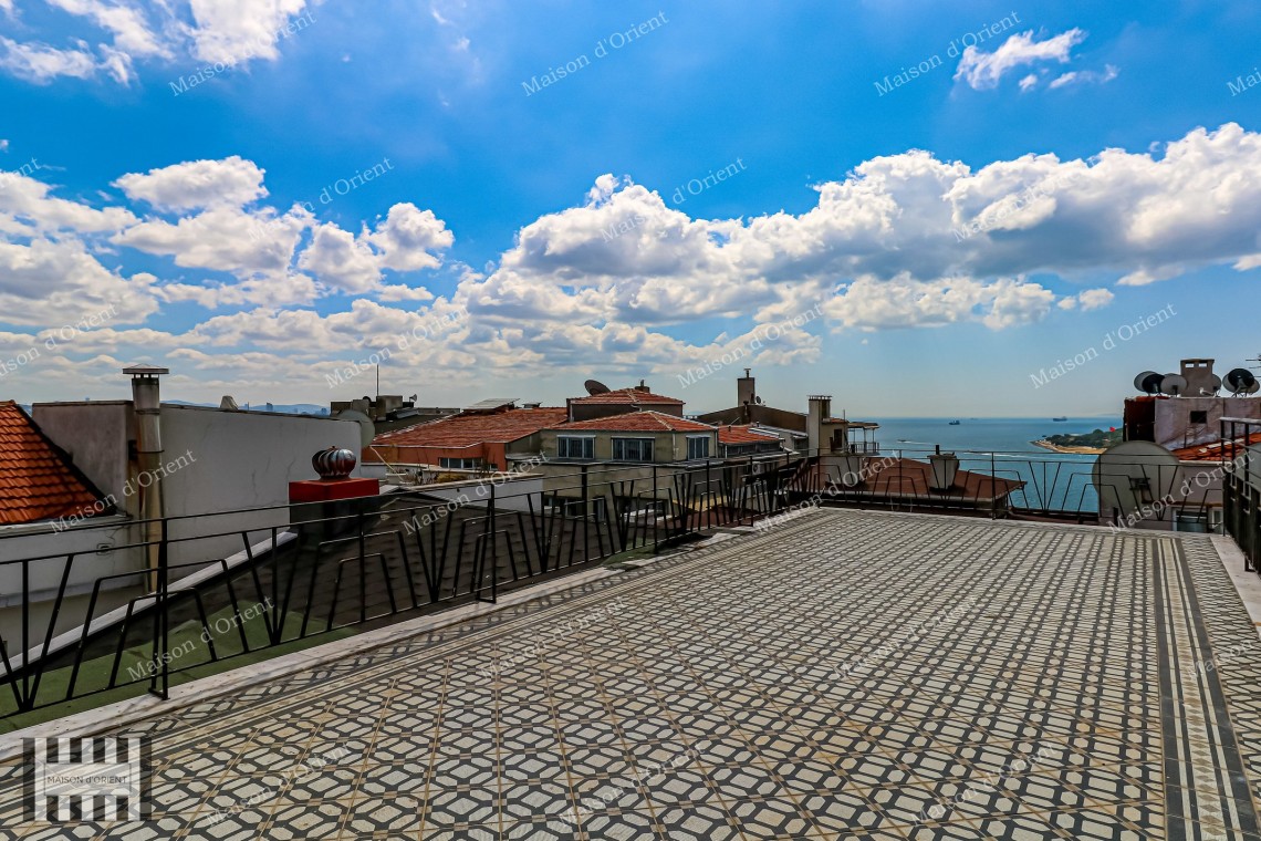 4+1 Duplex for Rent with Terrace in Cihangir Susam Street