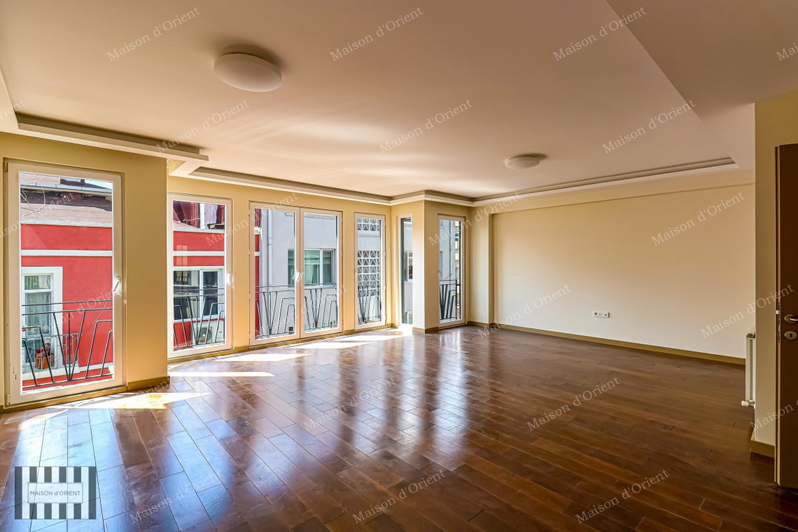 4+1 Duplex for Rent with Terrace in Cihangir Susam Street