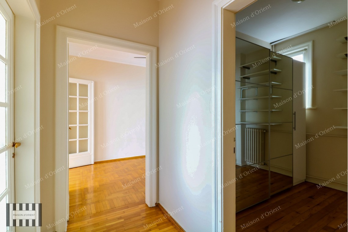 2+1 Flat for Rent with Terrace and View in Cihangir Susam Street