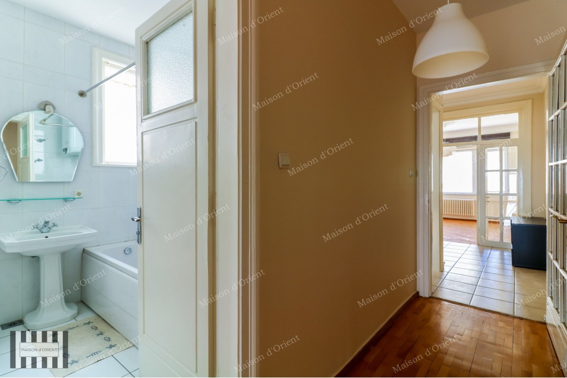 2+1 Flat for Rent with Terrace and View in Cihangir Susam Street