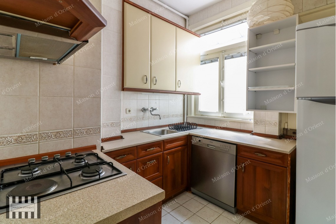 2+1 Flat for Rent with Terrace and View in Cihangir Susam Street