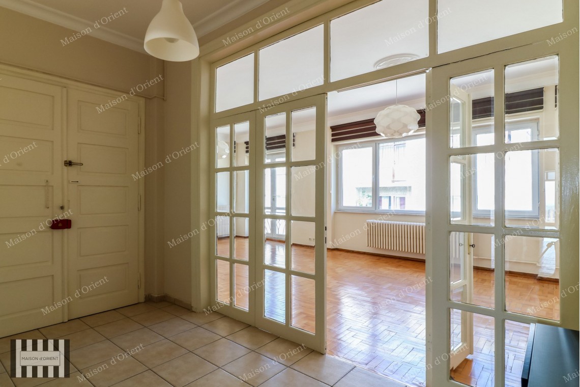 2+1 Flat for Rent with Terrace and View in Cihangir Susam Street